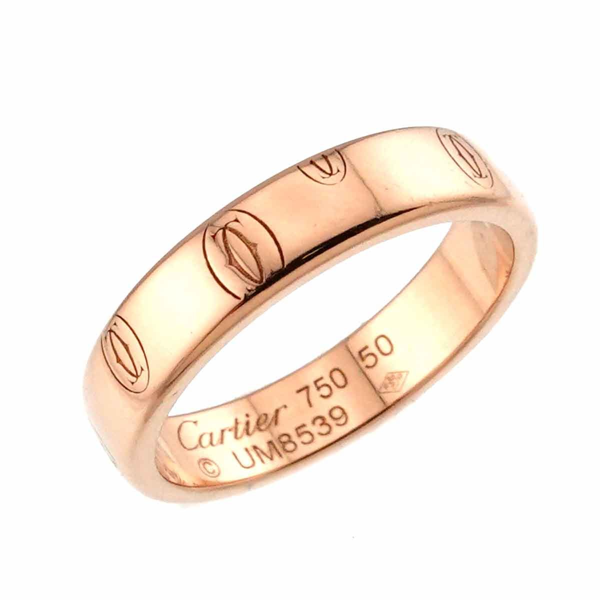 Cartier K18ハッピーバースデーPGリング サイズ50(日本10号) カルティエ Cartier ハッピーバースデー スモール SM #50 リング K18