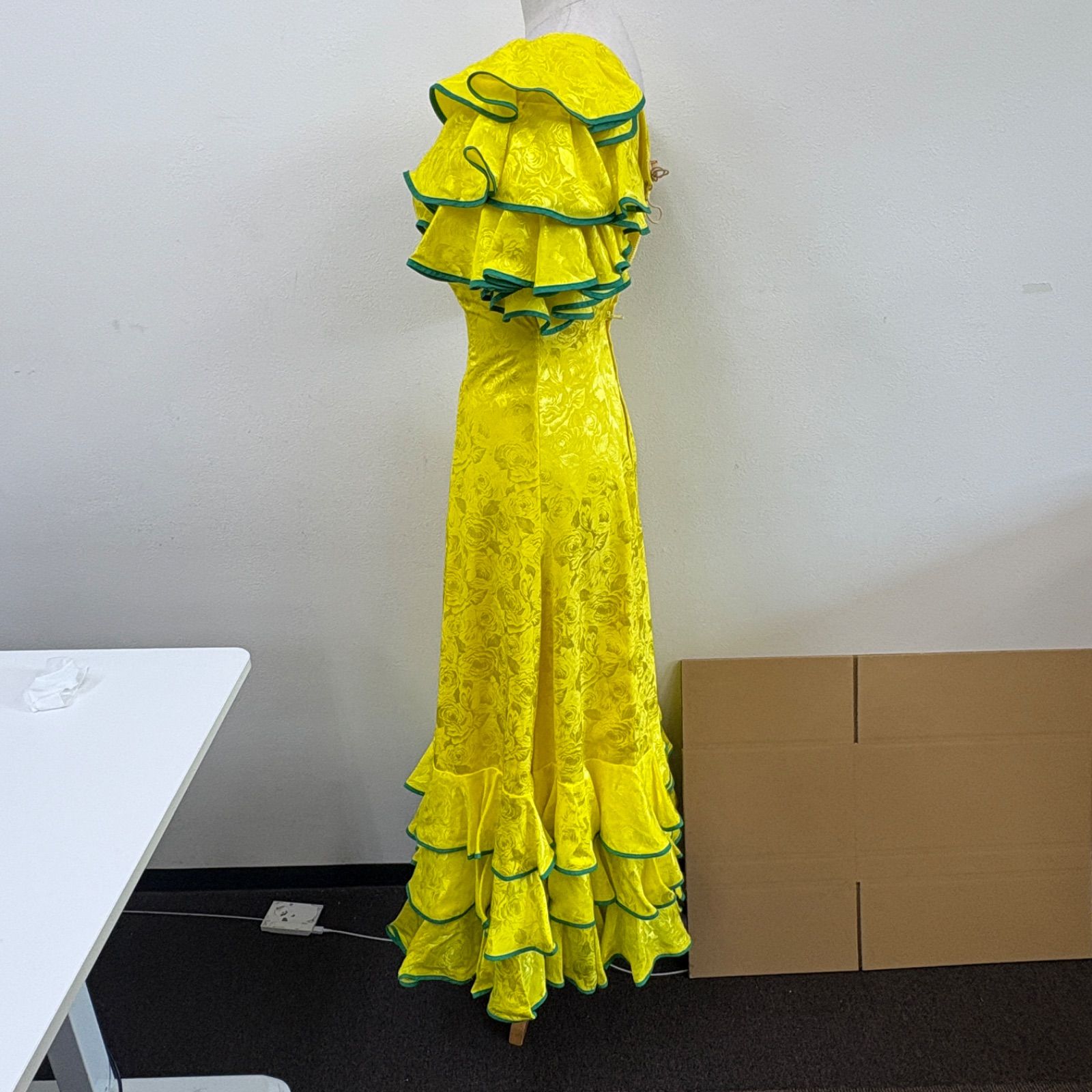 BABY TEARS】フラメンコ衣装 ベイビーティアーズ ドレス 黄色 緑