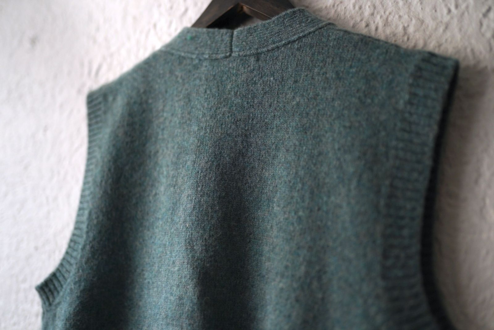 SHETLAND GILET ウールニットベストカーディガンセーター / Cristaseya