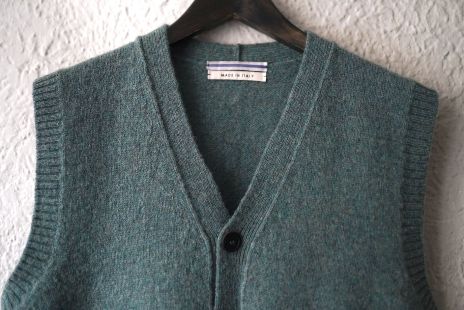 SHETLAND GILET ウールニットベストカーディガンセーター / Cristaseya 