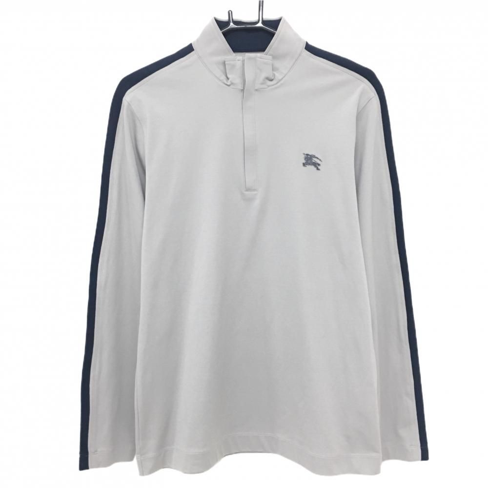 レア！　BURBERRY GOLF バーバリーゴルフ　ハイネックシャツ　セット 超美品】バーバリーゴルフ 長袖ハイネックシャツ ライトグレー