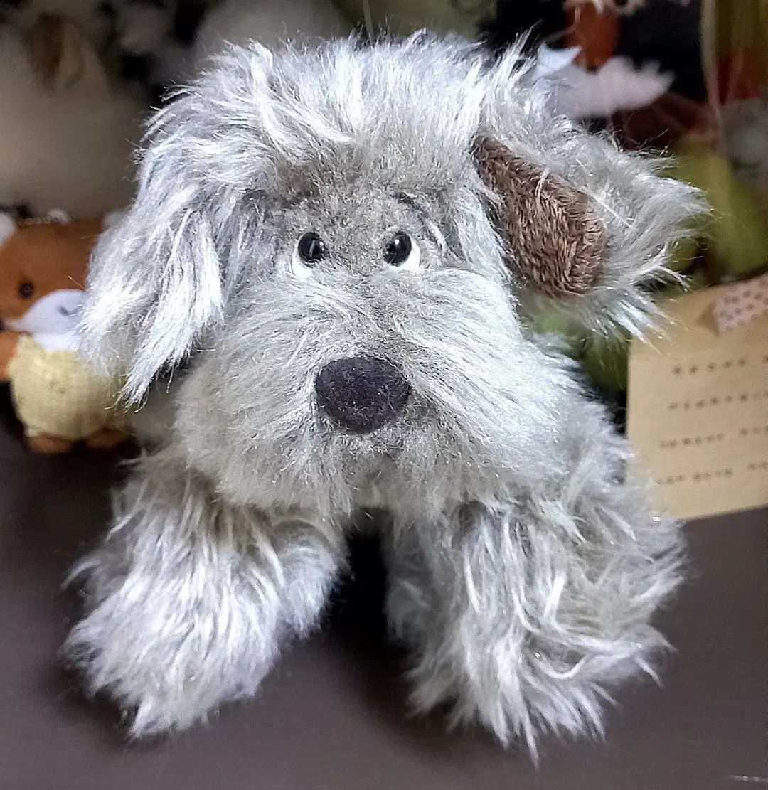 ヴィンテージ ゴー クラシック ラス グレー テリア 犬 ぬいぐるみ