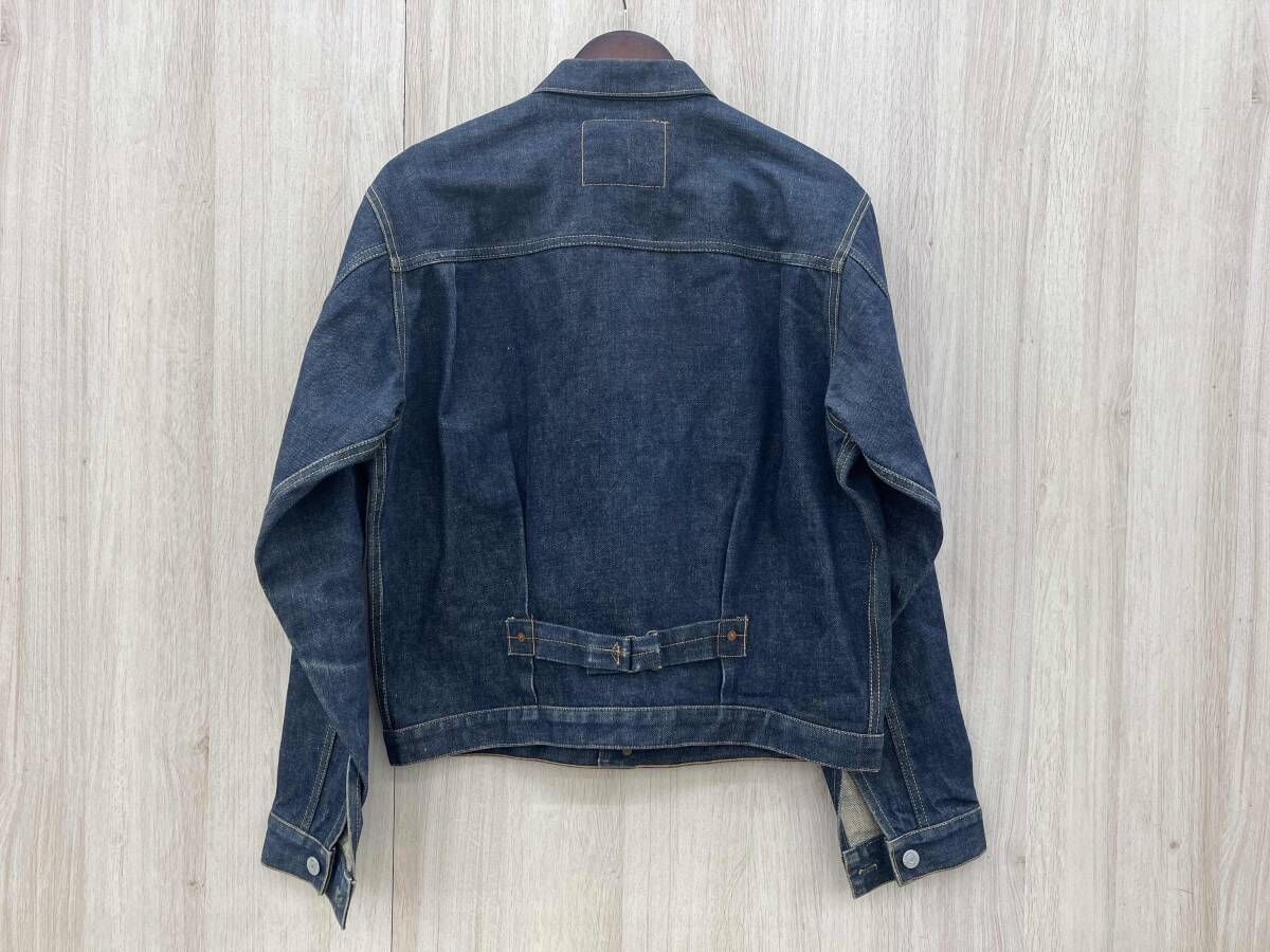 EVISU Gジャン デニムジャケット サイズ40 1st 1506 No.2 濃紺 襟元