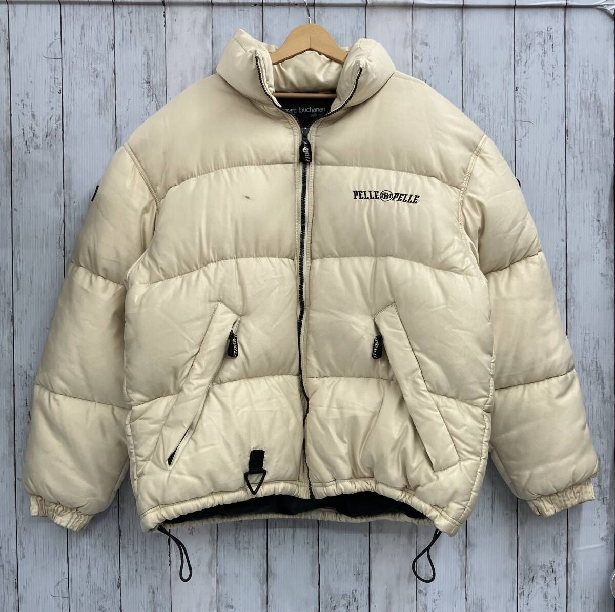 PELLE PELLE ペレペレ ダウンジャケット XLサイズ オフホワイト 全体的 