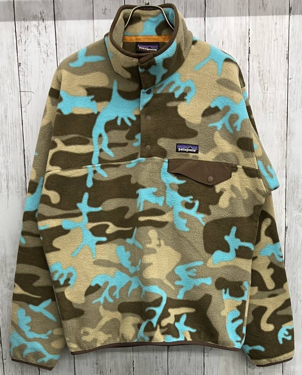 patagonia 迷彩柄 シンチラ フリースブランケット ブランケット レア