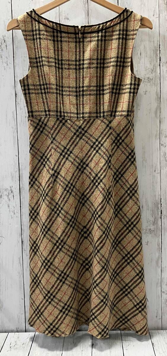 BURBERRY BLUE LABEL ノースリーブワンピース ノバチェック ｻｲｽﾞ:M