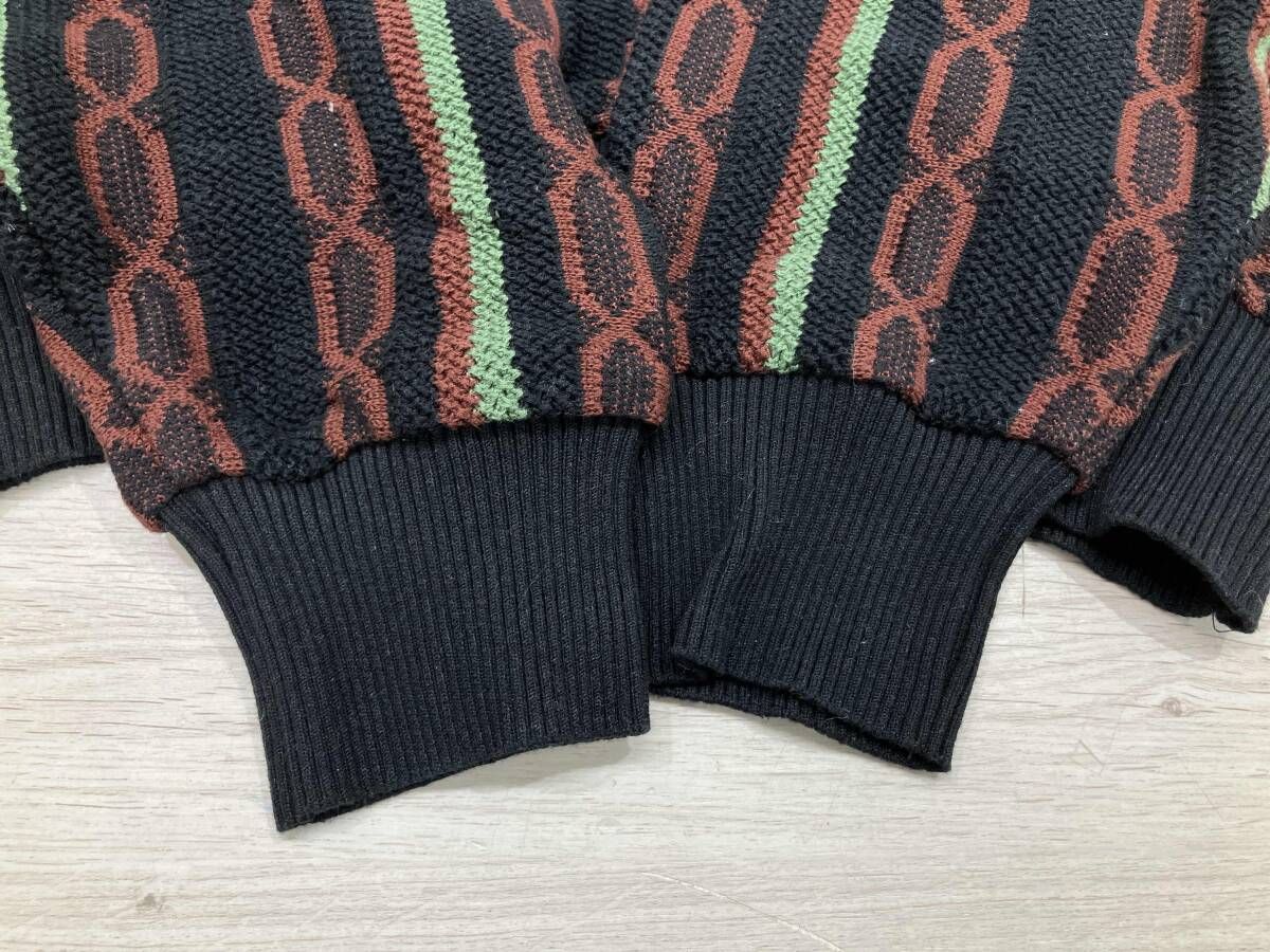 24SS美品WACKOMARIAストライプニットポロシャツORANGE/XL 【公式通販】