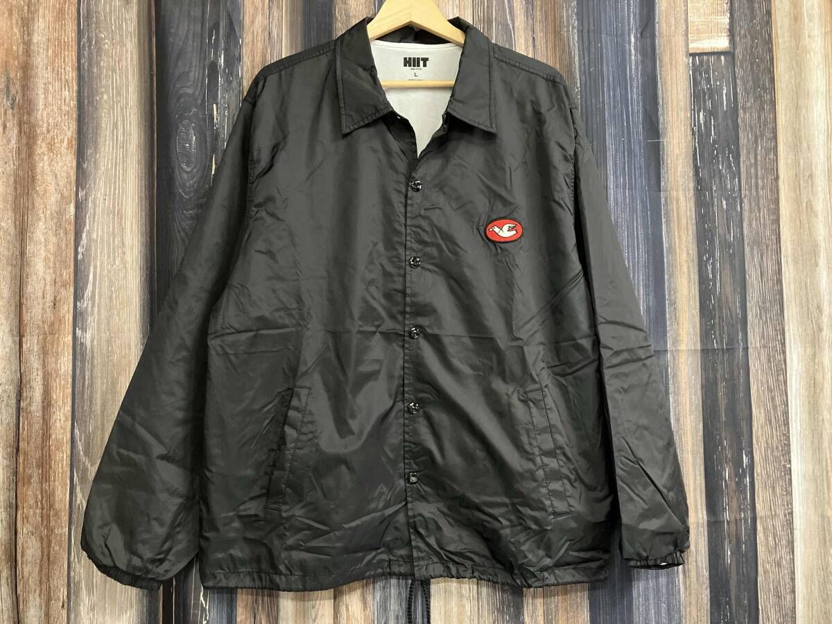 HIIT x CLUBHAUS ヒットxクラブハウス コーチジャケット ブラック L