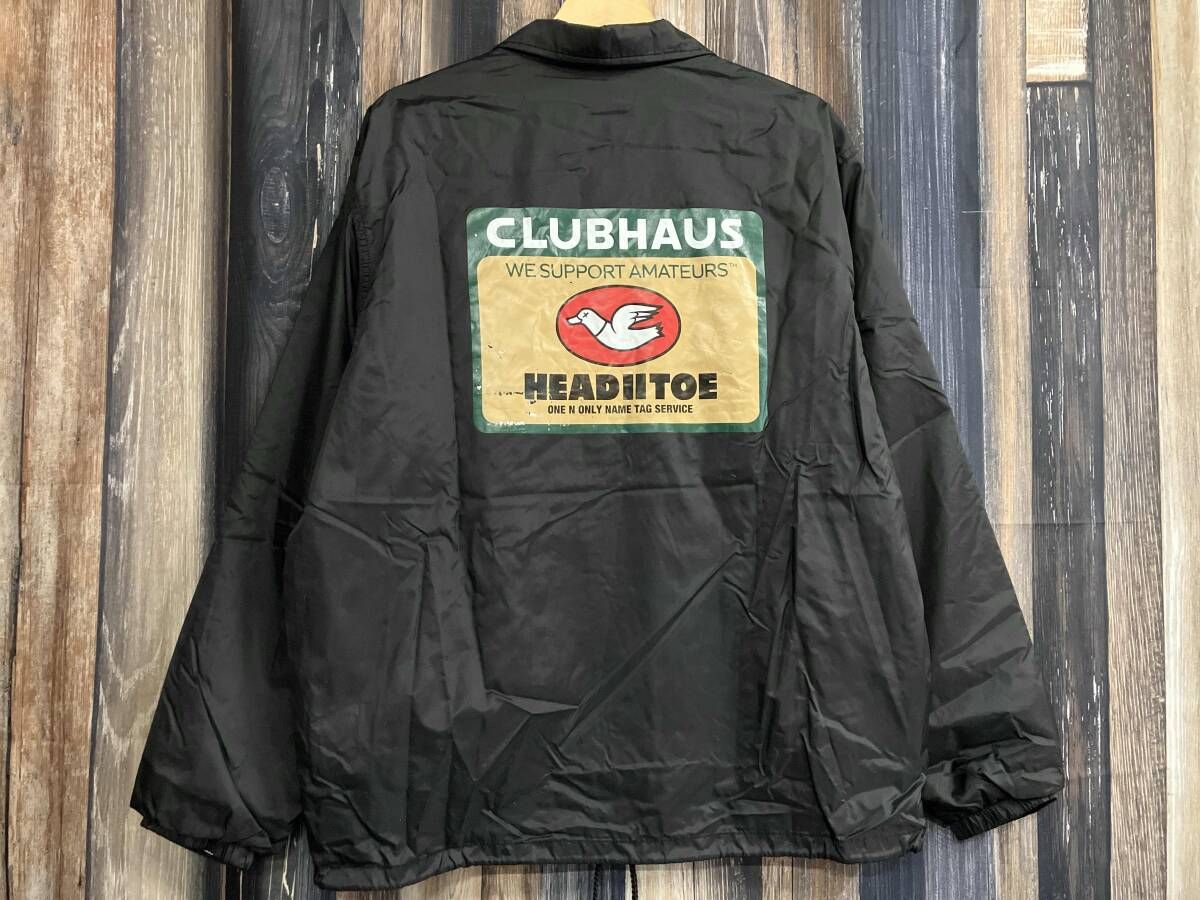HIIT x CLUBHAUS ヒットxクラブハウス コーチジャケット ブラック L