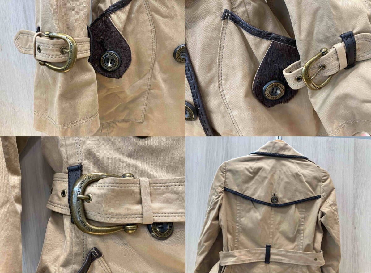 BURBERRY BLUE LABEL トレンチコート FRF04-616-40 キャメル