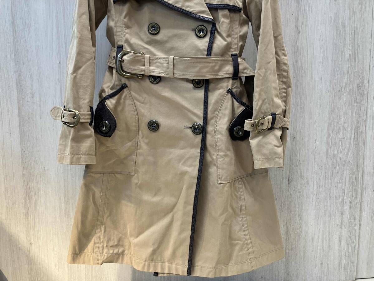 BURBERRY BLUE LABEL トレンチコート FRF04-616-40 キャメル