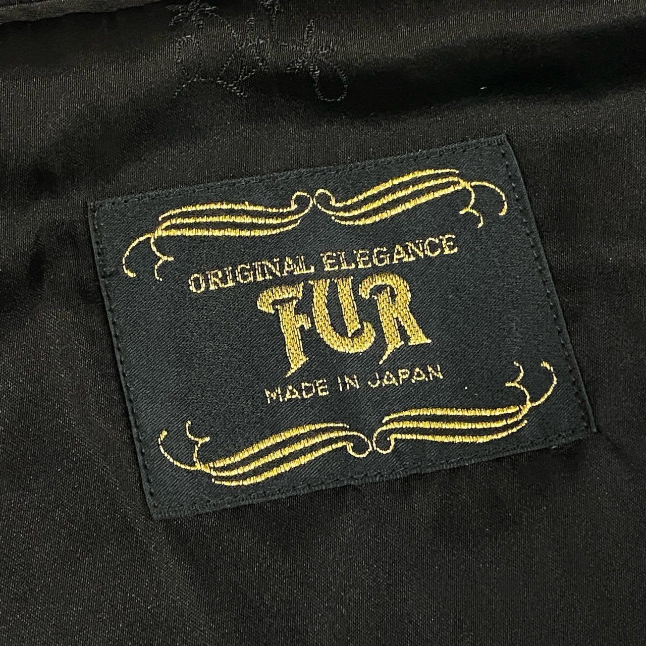 18a16 Black Jewel ダークミンク フリンジポンチョ ケープ コート F