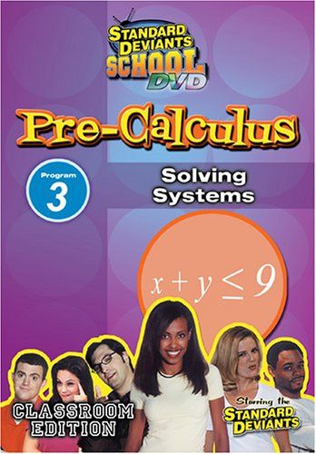 Sds Pre Calculus Module 3 Solving System DVD 品