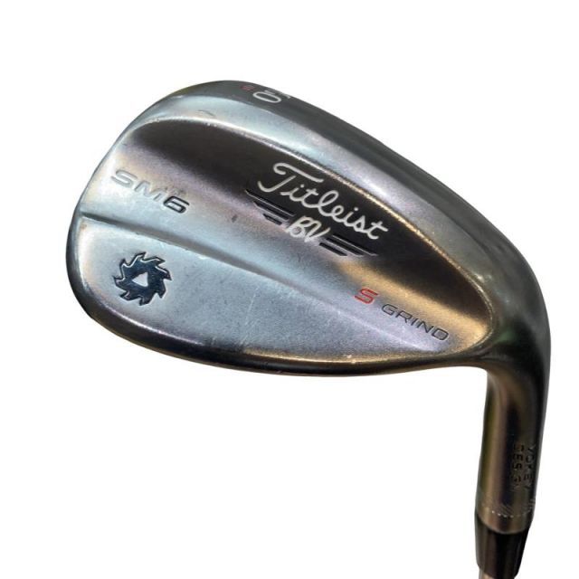 中古】 タイトリスト VOKEY SPIN MILLED SM6 スティールグレー 60°/10