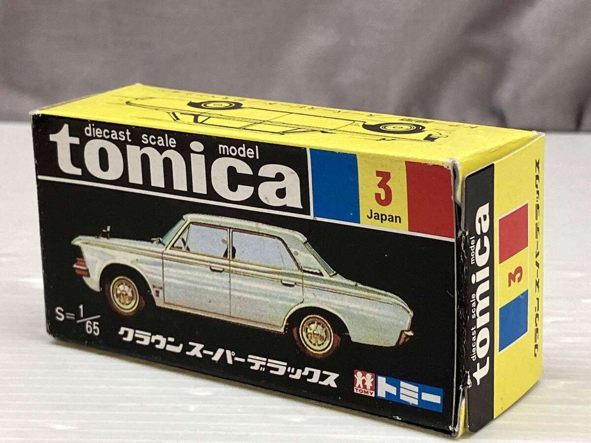 現状品 ① トミカ No.3 クラウン スーパーデラックス(ホワイト) 復刻版