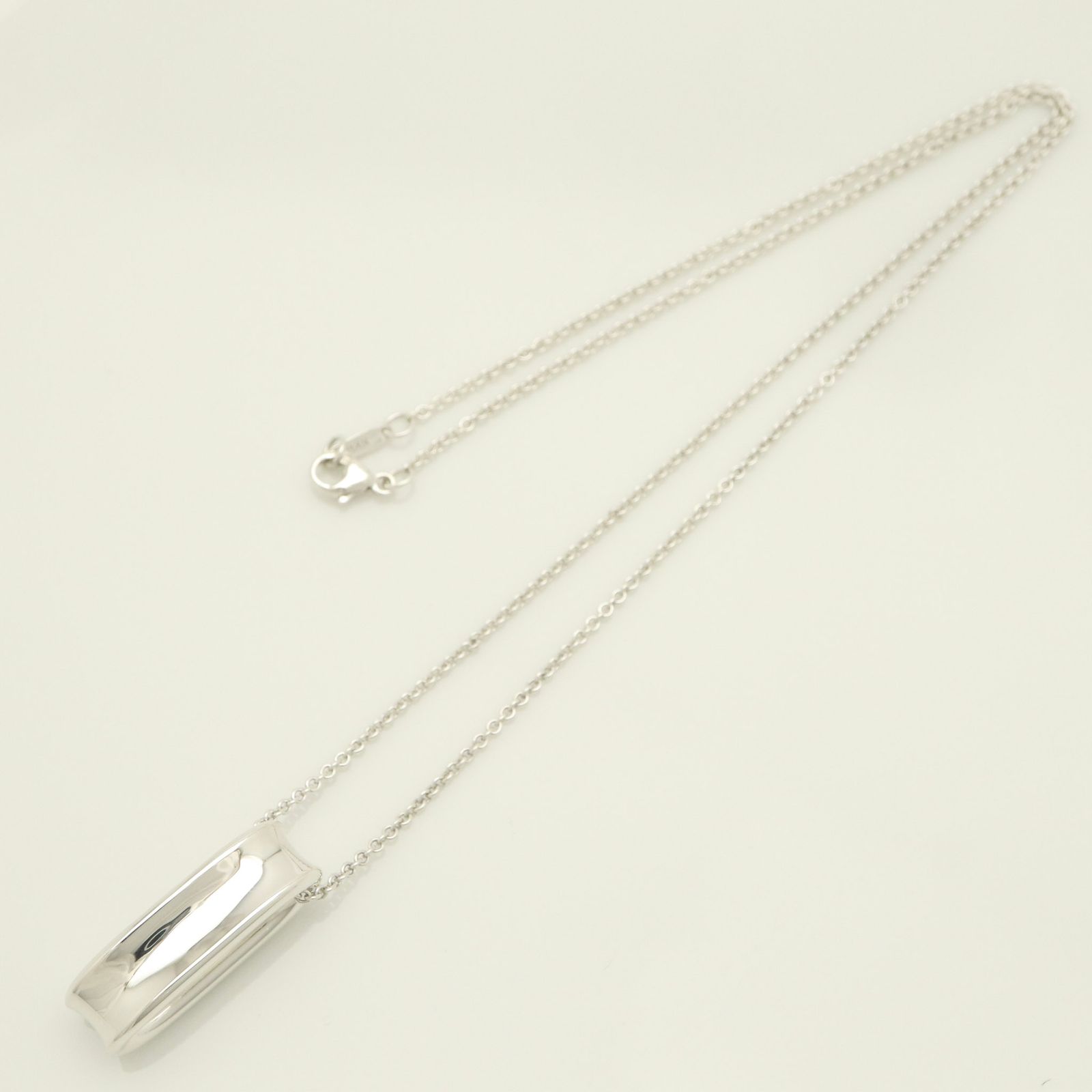 美品】ティファニー TIFFANY&Co. 1837 オーバル ループ ネックレス