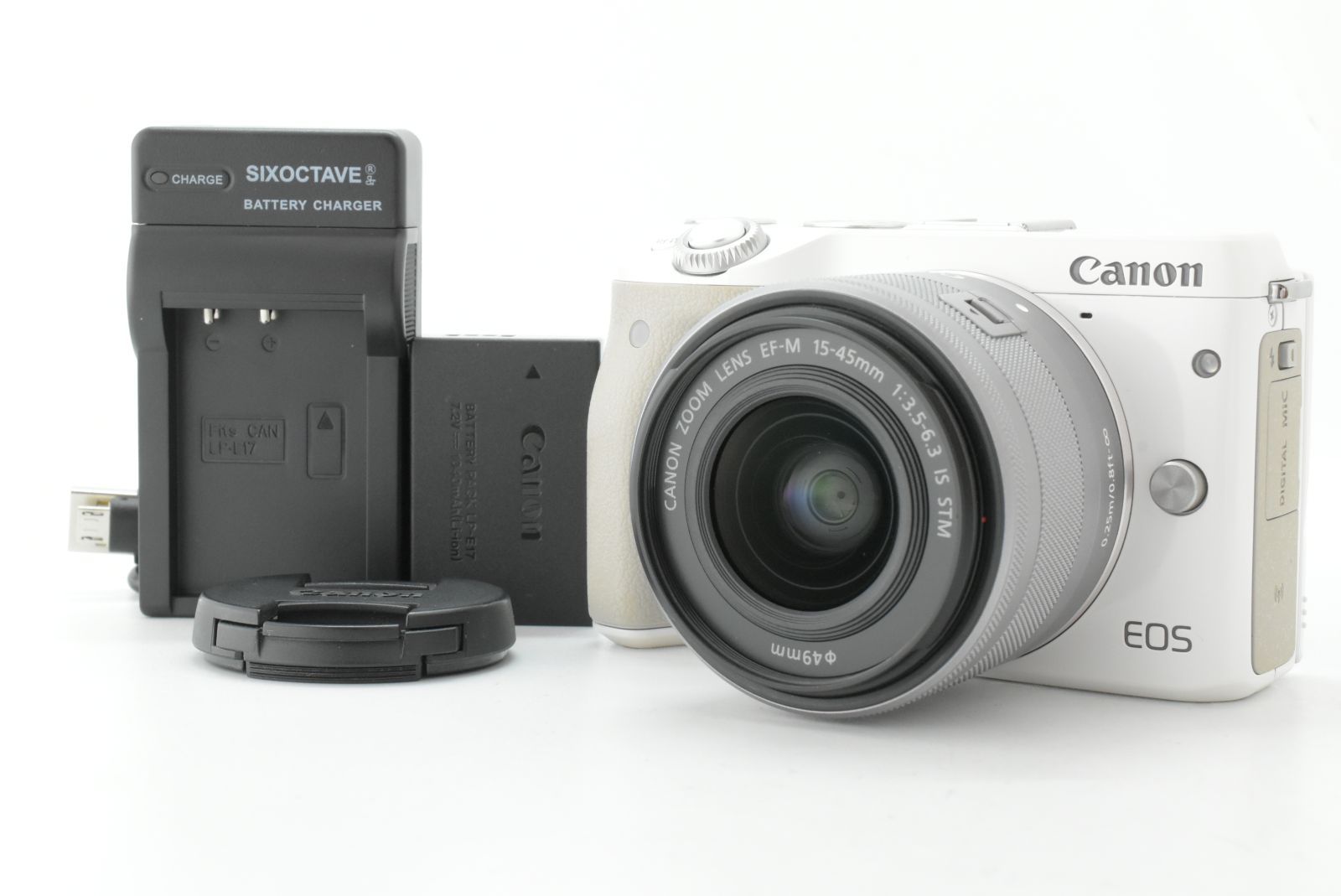 美品】Canon EOS M3 EF-M 15-45mm f/3.5-6.3 IS STM Lens キャノン