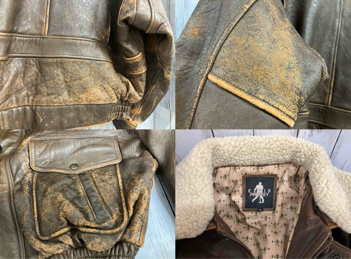 ELVIS PRESLEYエルヴィスプレスリー レザージャケット Mサイズ 473 