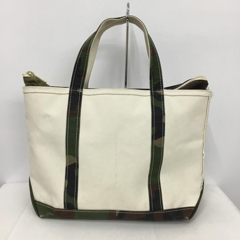 メルカリページ L.L.Bean エルエルビーン トートバッグ 112644 ジップトップ BOAT AND