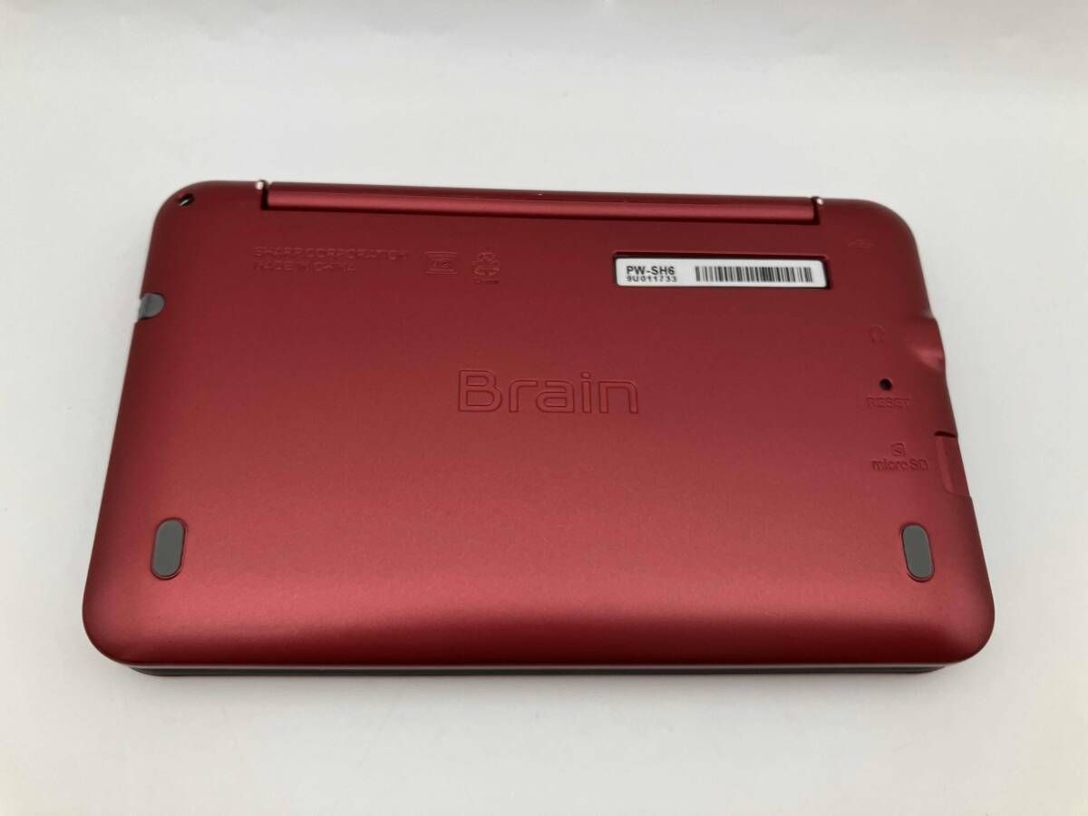 SHARP PW-SH6 PW-SH6 [ブレｰン 高校生モデル] 電子辞書 本体のみ