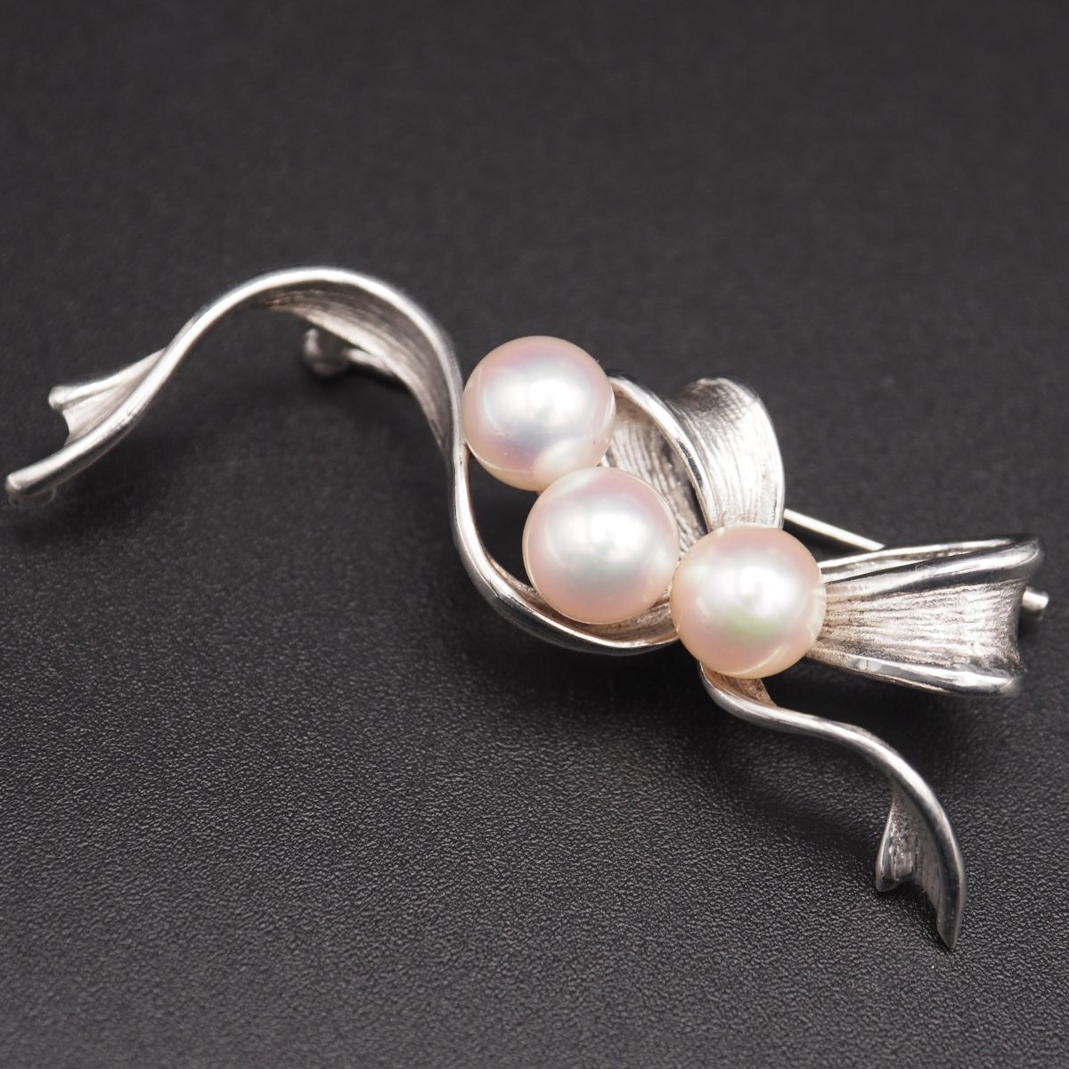 K*G様 本真珠　パールブローチ　大振りサイズ　925刻印 K*G様 本真珠 パールブローチ 大振りサイズ 925刻印 本真珠 パール