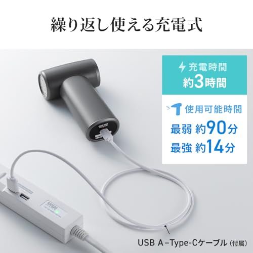  サンワダイレクト 電動エアダスター 充電式 USB C 4段階風量調節 ガス不使用 自動噴射 手動噴射 逆さ噴射 軽量 コンパクト ブロワー 200 e bb 5 b 81 1 その他 キッチン 食器