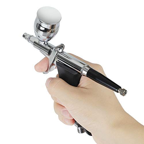  エアブラシ ダブルアクション 重力式 トリガー式 エアブラシキット 3種類ノズル 0 2 mm 3 5 3種類カップ cc 13 ハンドピース ホビー プラモデル 塗装 スプレーe d 0888 ff その他 キッチン 食器