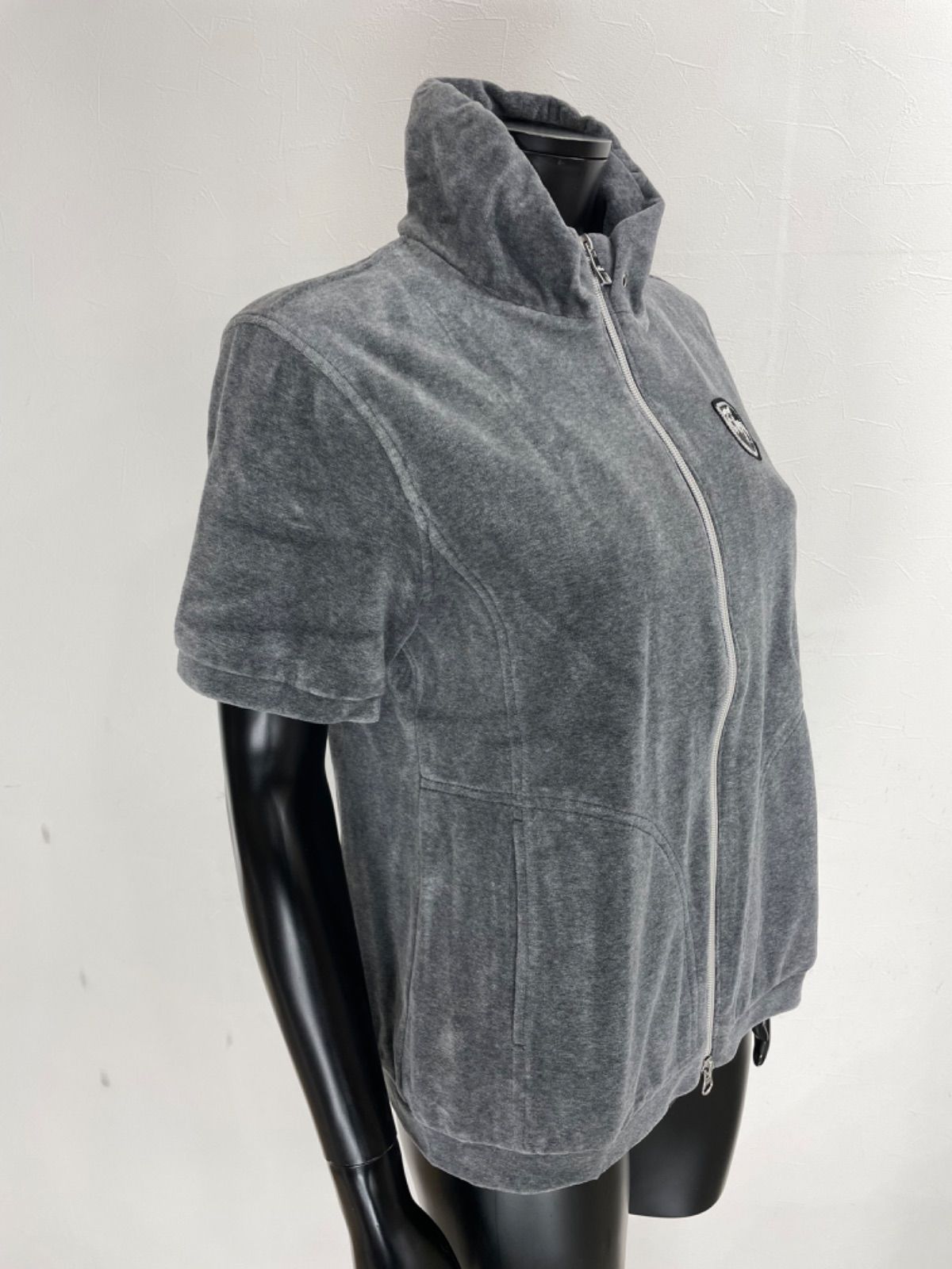 アダバット adabad グレー ジップアップジャケット LLゴルフウェア アダバット adabad グレー ジップアップジャケット LLゴルフウェア