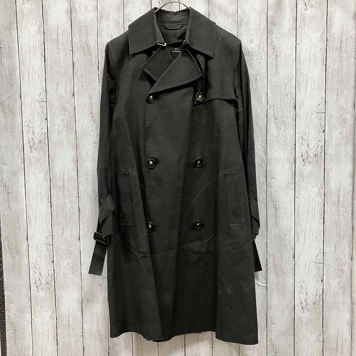 y”s × MACKINTOSH/トレンチコート/ゴム引きコート／※襟カバー