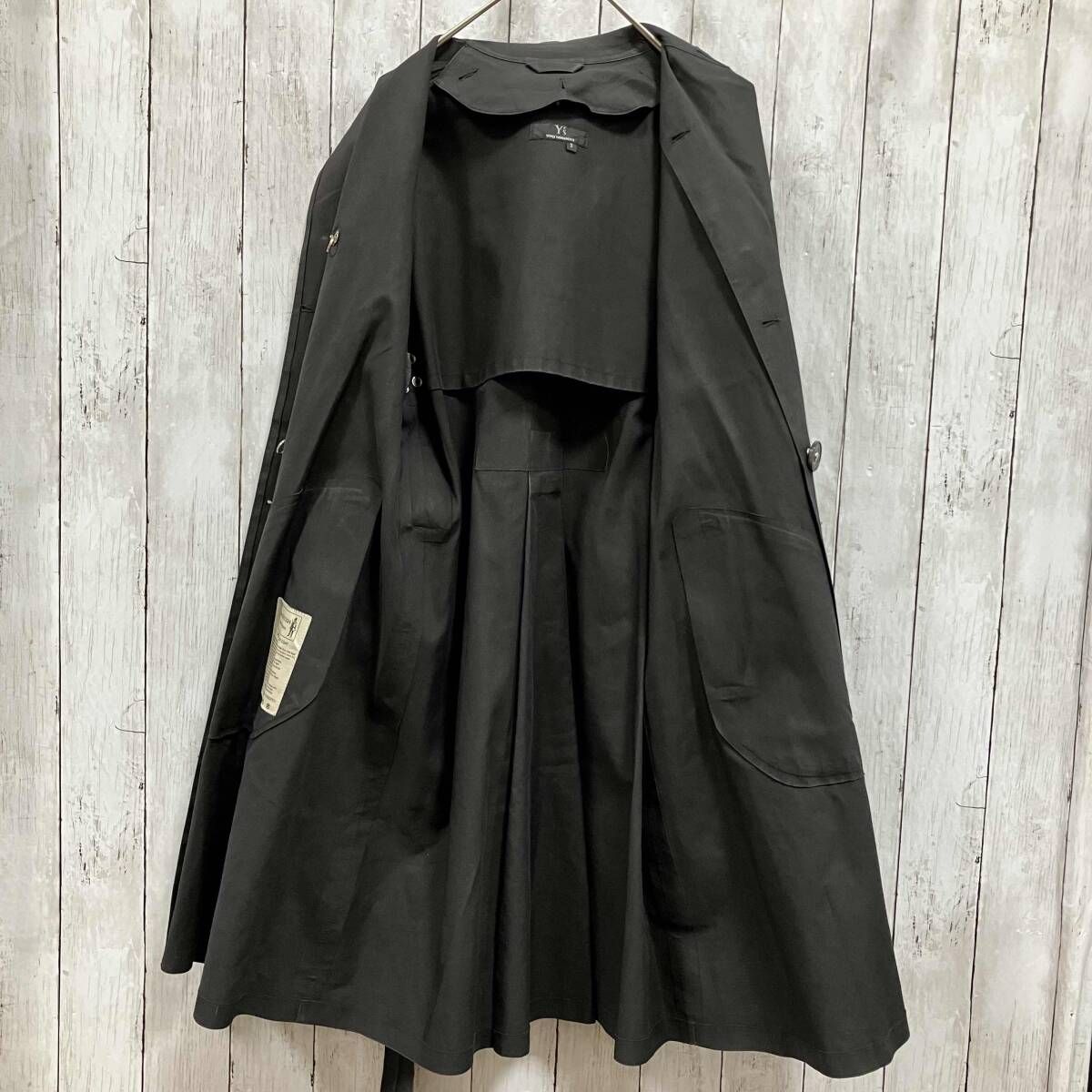 y”s × MACKINTOSH/トレンチコート/ゴム引きコート／※襟カバー  