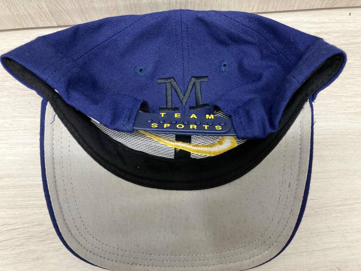 超希少90s NIKE Michigan ビッグスウッシュ CAP 紺色 銀タグ NIKE ナイキ 90s MICHIGAN BIG SWOOSH SNAPBACK CAP ミシガン ビッグ