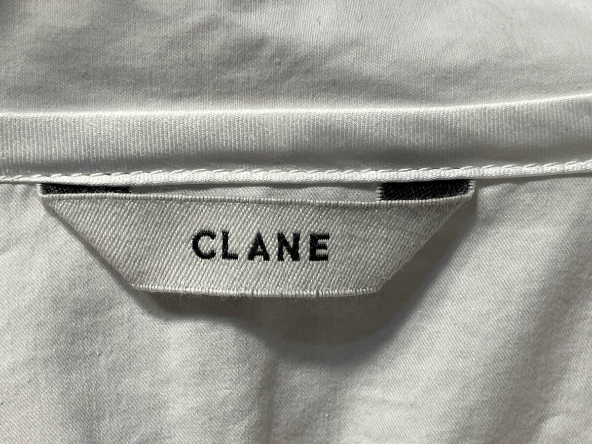 CLANE クラネリボンジップシャツ サイズ1 ホワイト クラネ 【公式通販】