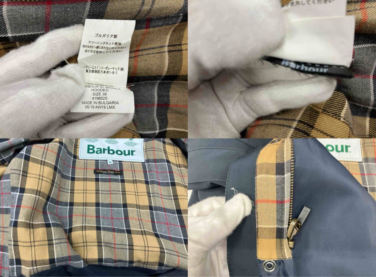 Barbour バブアー HOODED BEDALE SL 2PLAYER サイズ36 ネイビー