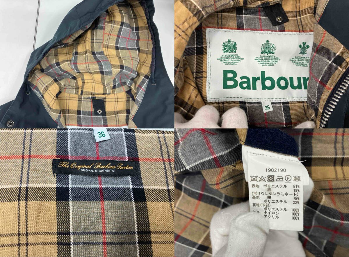 Barbour バブアー HOODED BEDALE SL 2PLAYER サイズ36 ネイビー 