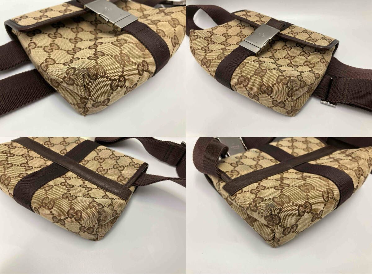 GUCCI GGキャンバス ウエストポーチ 131236 バッグ グッチ - メルカリ