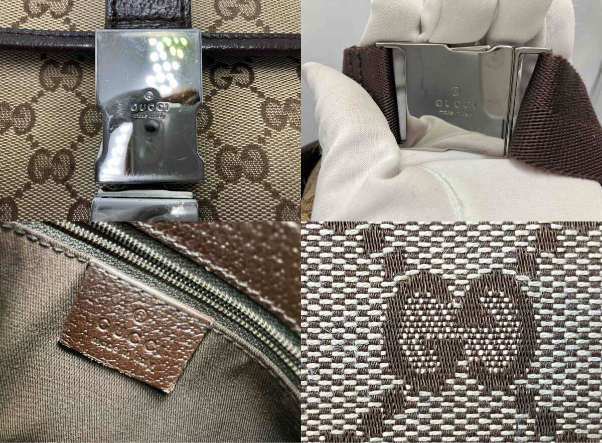 GUCCI GGキャンバス ウエストポーチ 131236 バッグ グッチ - メルカリ