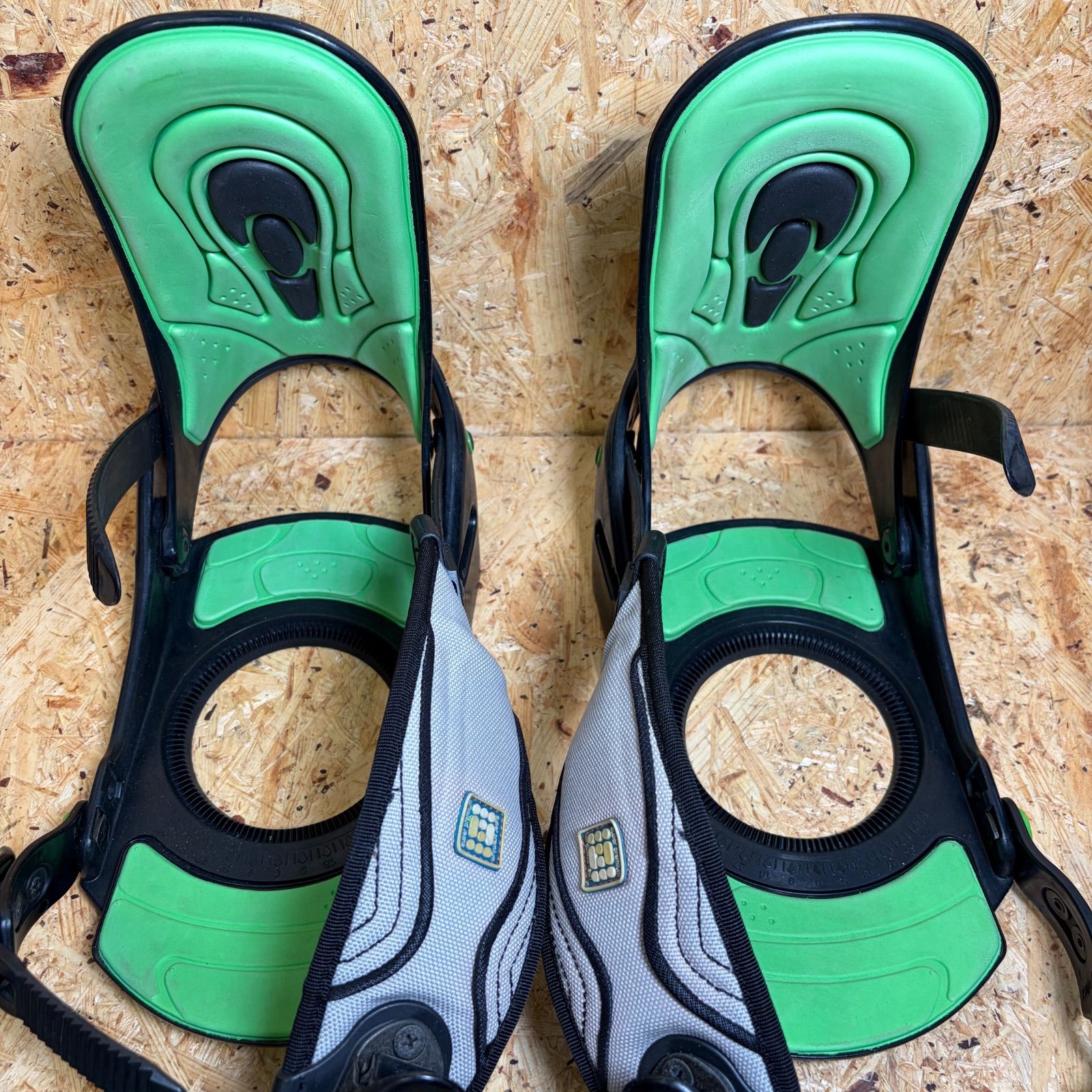 FLUX DL 70 ビンディング ブラック/グリーン FLUX ビンディング L