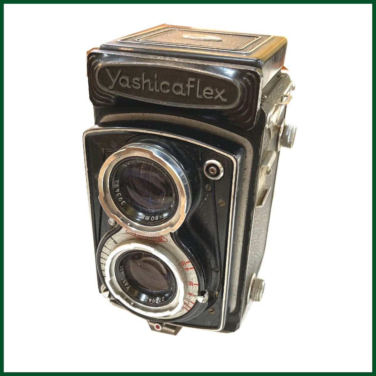 ジャンク○ヤシカ/yashicaflex○二眼レフ フィルムカメラ F3.5 80mm A