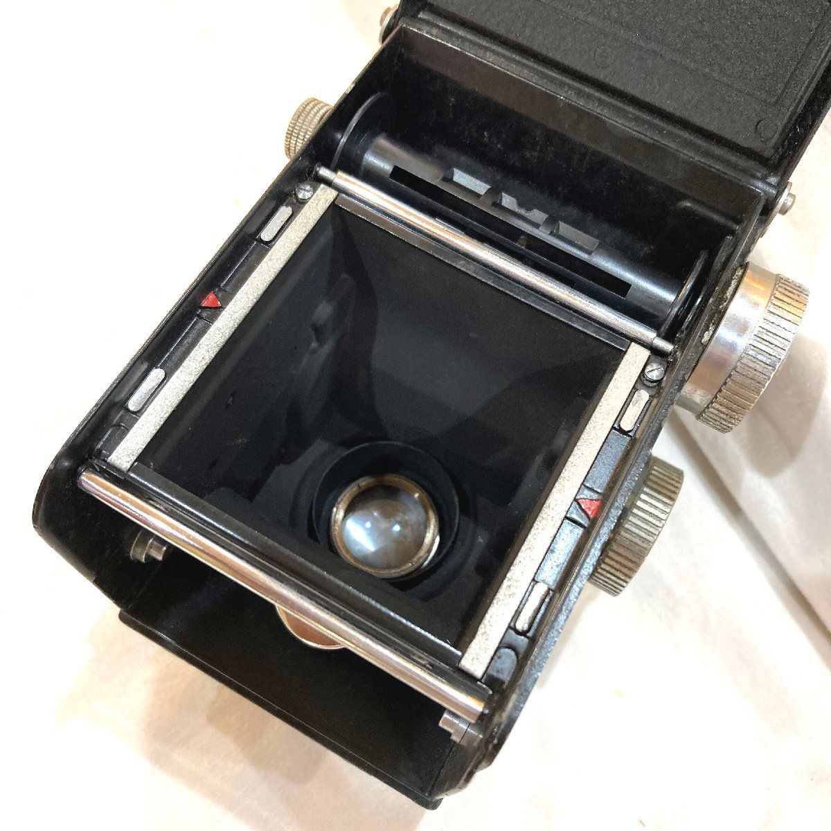 ジャンク○ヤシカ/yashicaflex○二眼レフ フィルムカメラ F3.5 80mm A