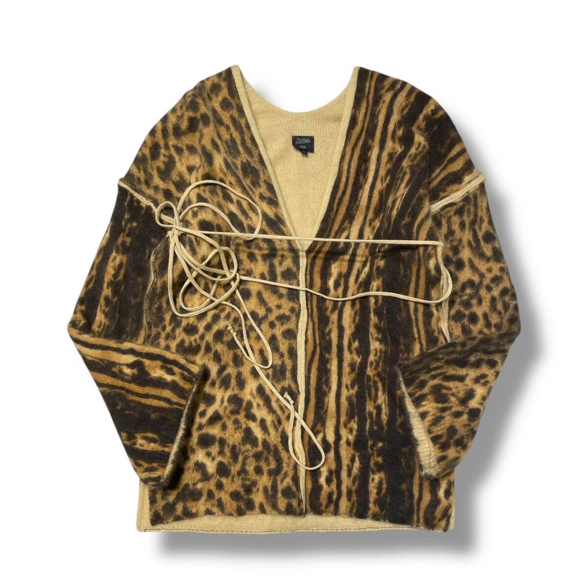 00s archive JEAN PAUL GAULTIER FEMME アンゴラ レオパードニット