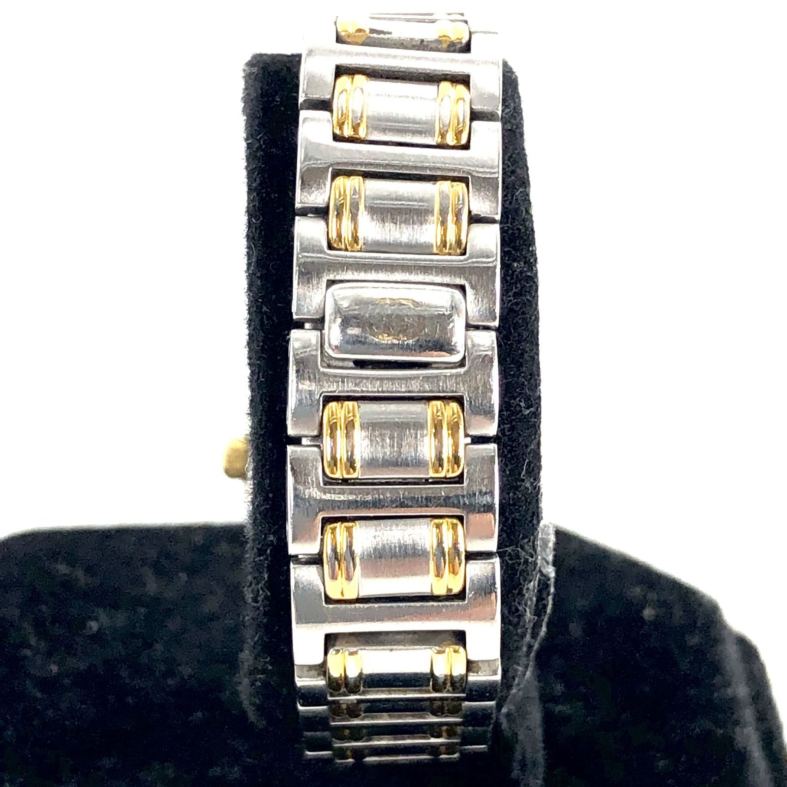 GUCCI グッチ 9000L デイト SS/QZ ゴールド文字盤 レディース腕時計