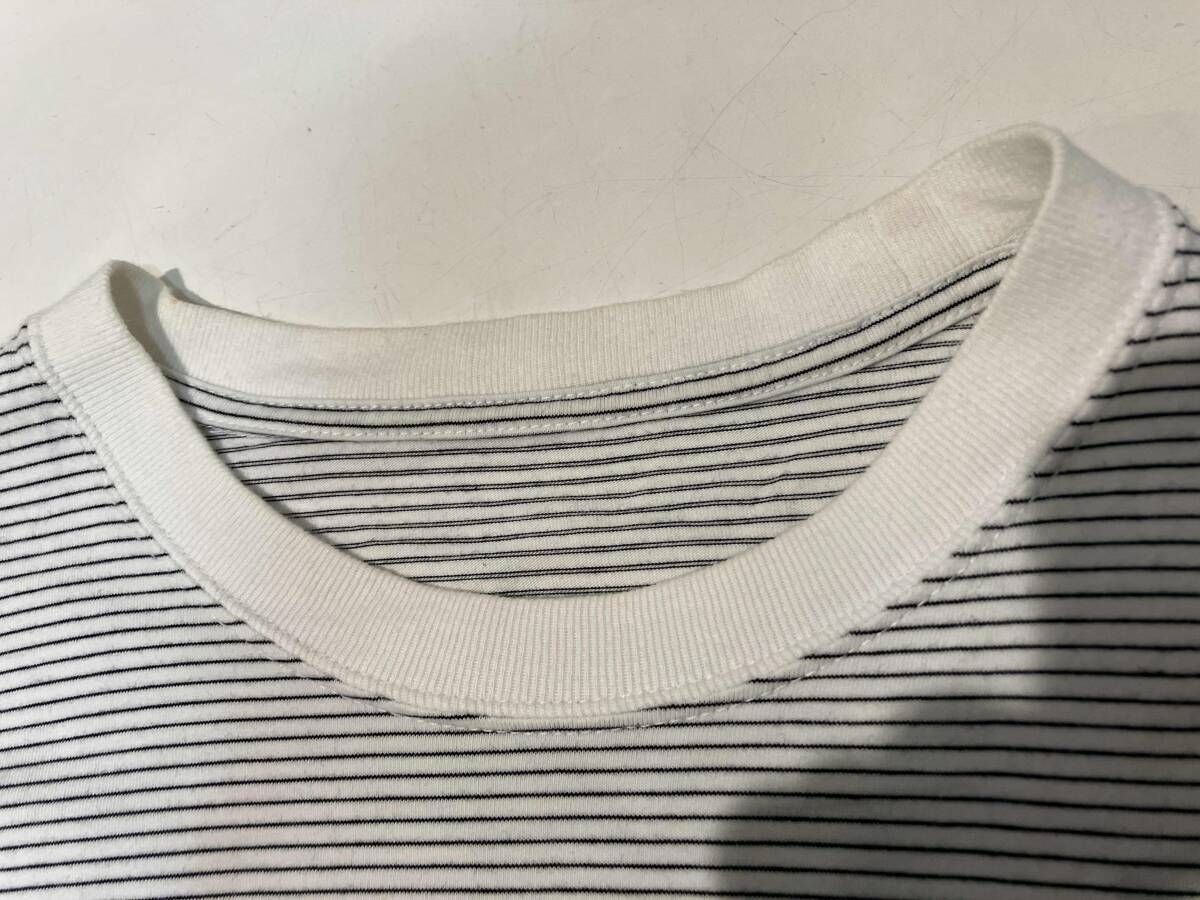 ENNOY 22SS S/S Border Tee SS22BRENCT05AM エンノイ ホワイト