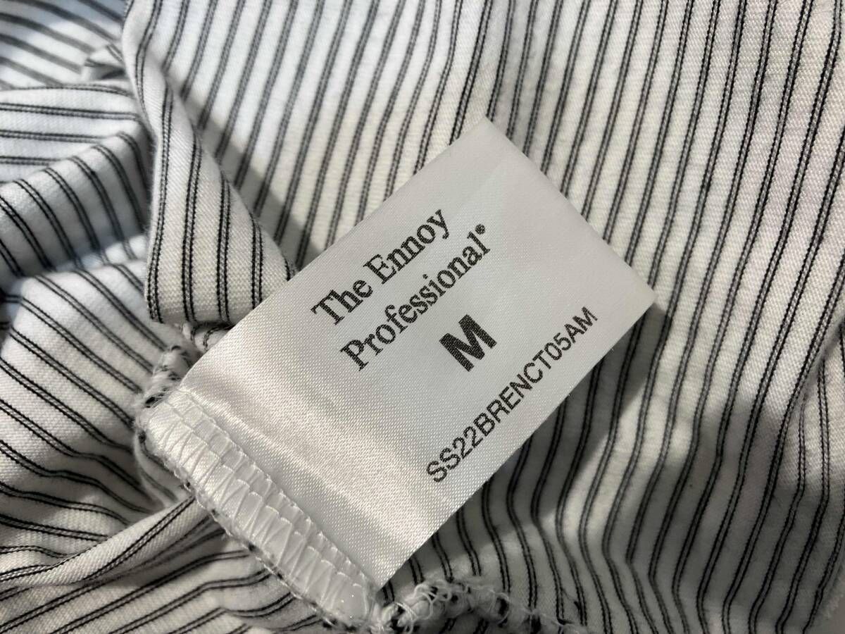 ENNOY 22SS S/S Border Tee SS22BRENCT05AM エンノイ ホワイト