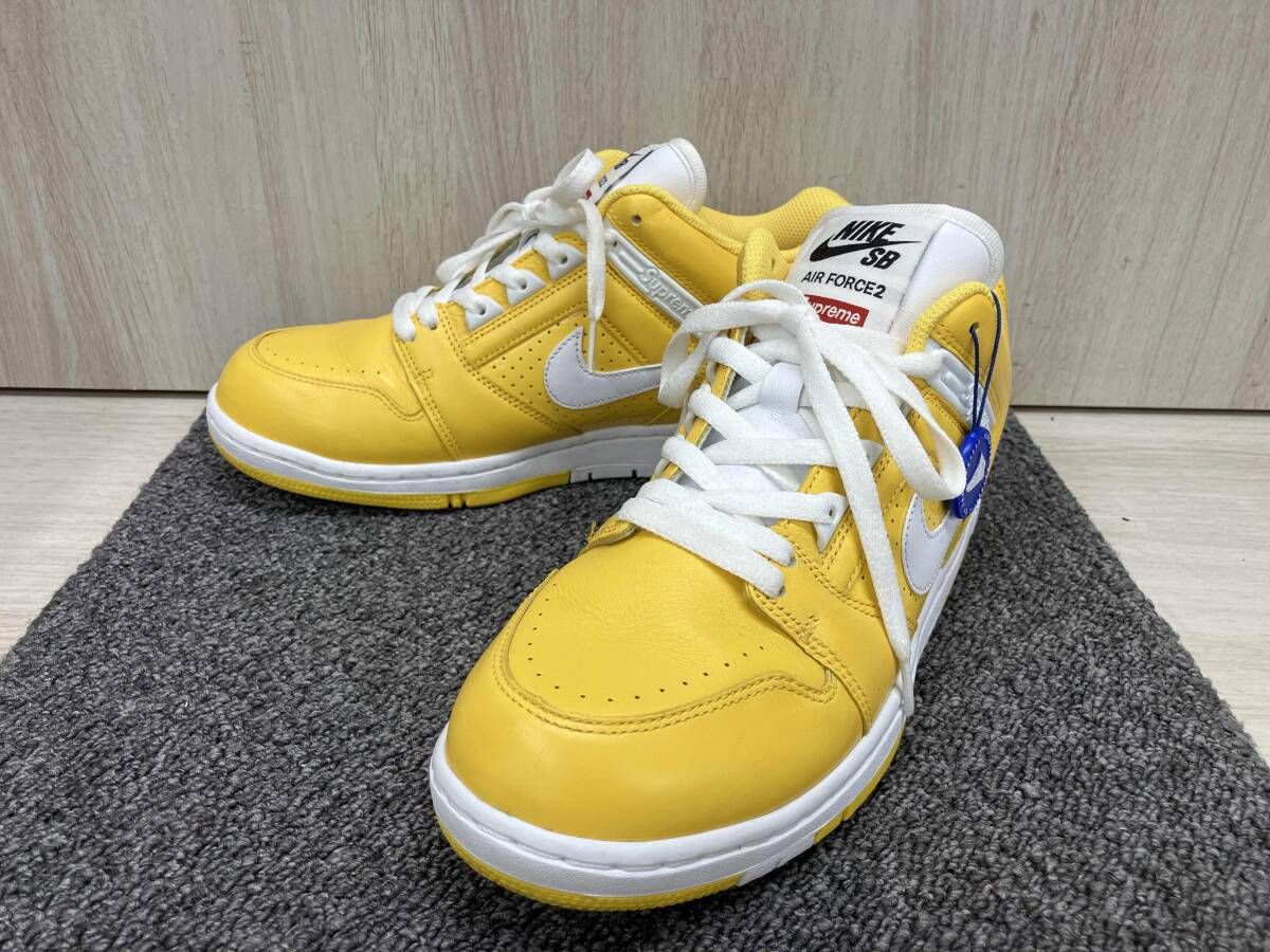 NIKE×SUPREME ナイキ×シュプリーム SB AIR FORCE2 LOW エスビー エア 