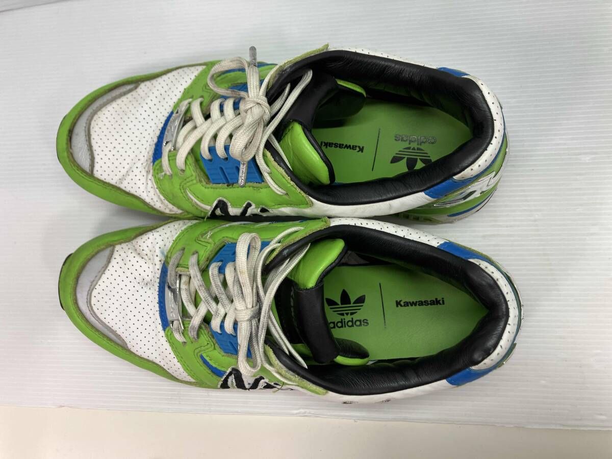 adidas アディダス KAWASAKI×ZX8000 カワサキ ホワイト グリーン 26.5