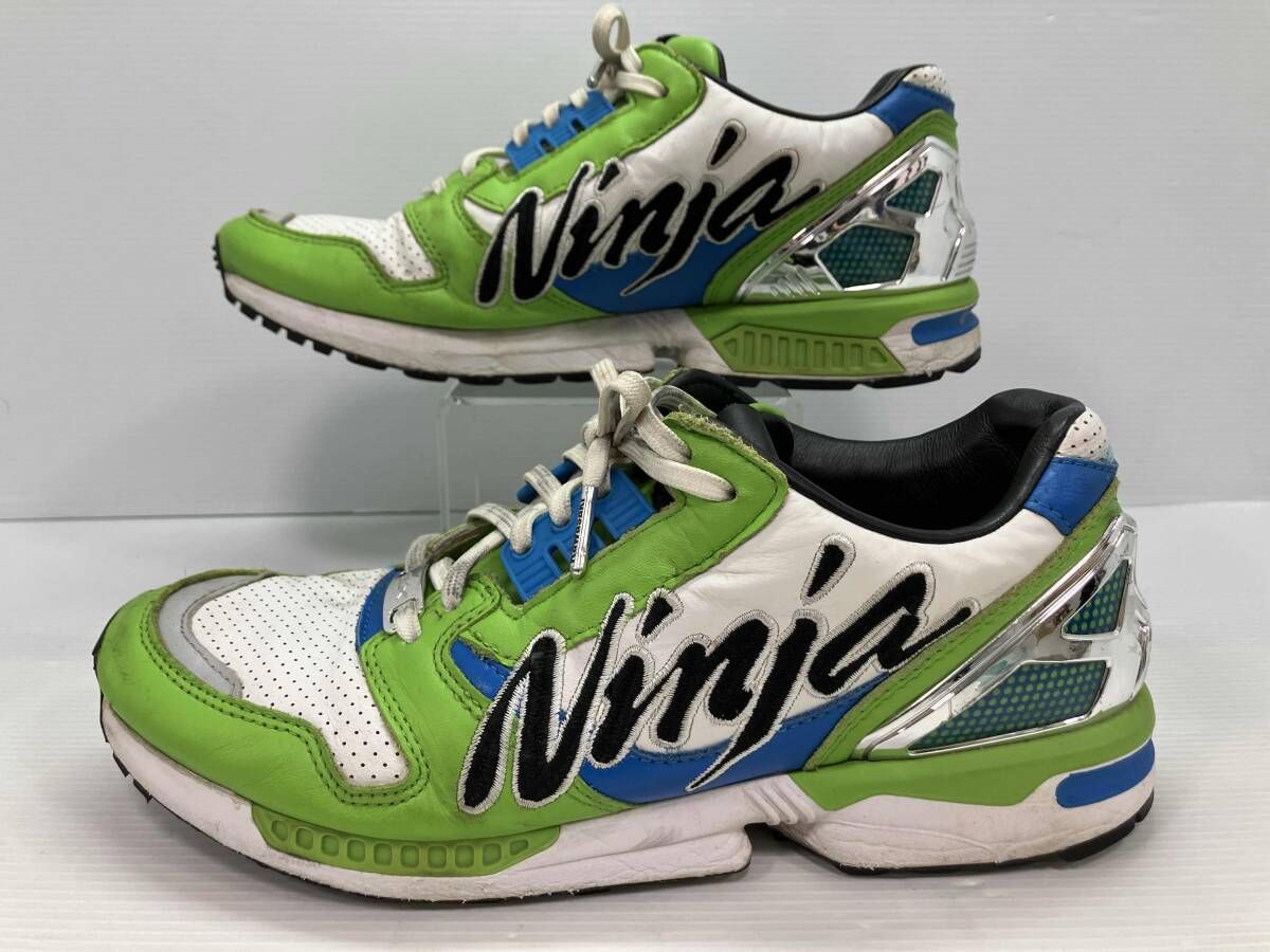 adidas アディダス KAWASAKI×ZX8000 カワサキ ホワイト グリーン 26.5