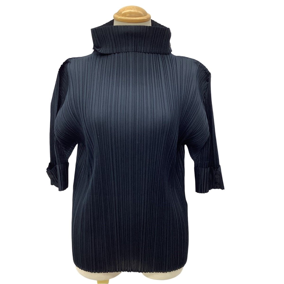ISSEY MIYAKE イッセイミヤケ PLEATS PLEASE 変形 タートルネック