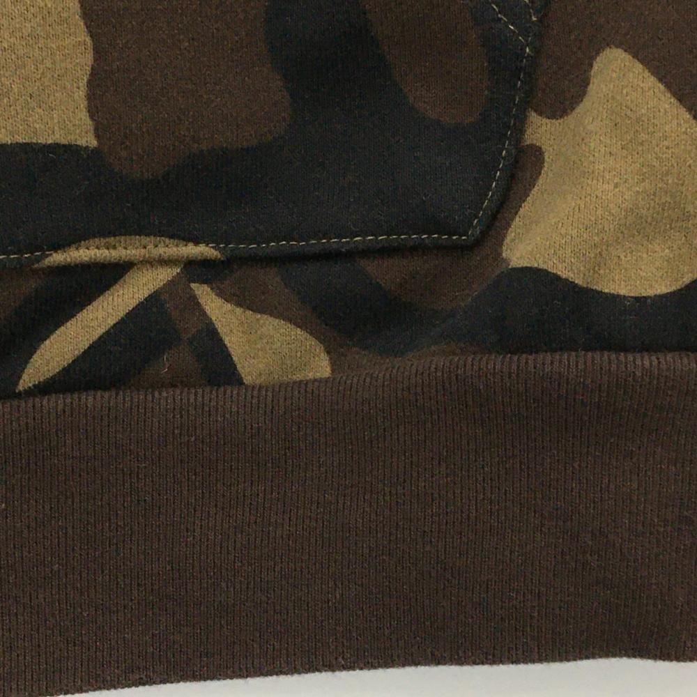 パーリーゲイツ ジップパーカー ブラウン×黒 カモフラ 迷彩 ジャケット