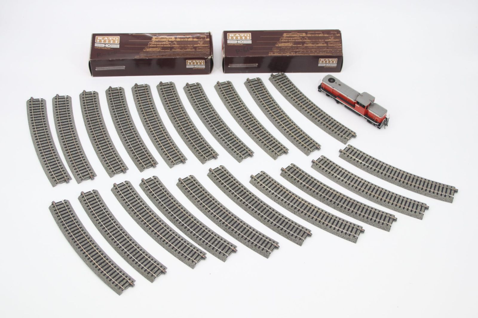 HOゲージレール20本他（カーブ）Kato 2-220 R610-22.5 - メルカリ