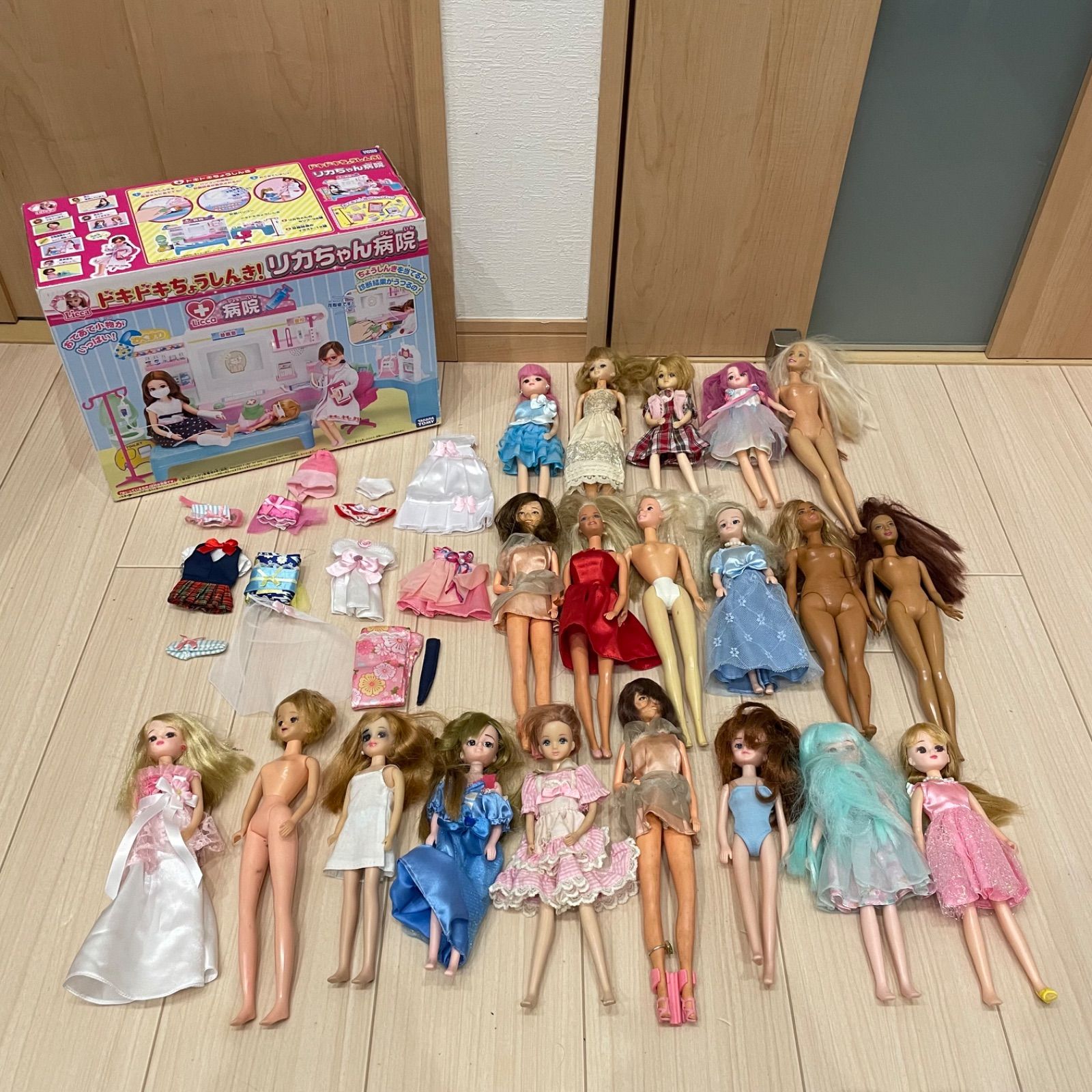 リカちゃん バービー 着せ替え人形 人形 当時物 レトロ まとめ売り